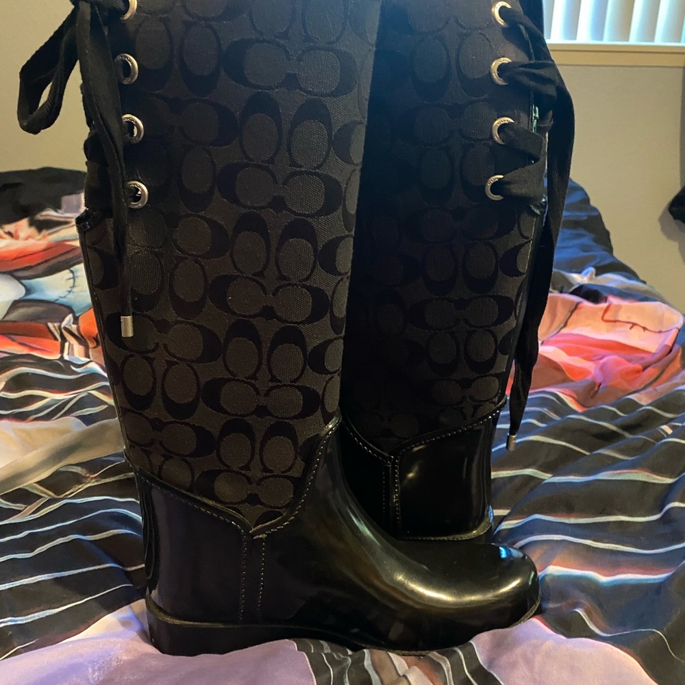 Woman’s like new rain coach boots!